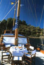палуба яхт Altair - Aldebaran